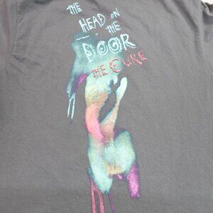 THe Cure Shirt Medium Gray Double Sided The Head on the Door NEW